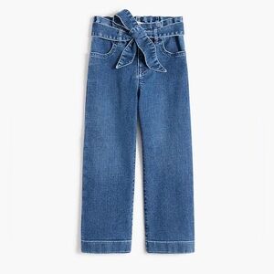 Crewcuts Girls Paperbag Blue Denim Jeans Size 10